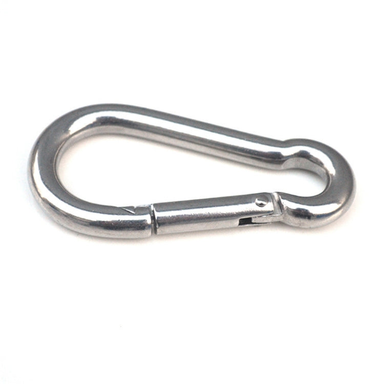 M11 สแตนเลสสตีล Carabiner ฤดูใบไม้ผลิ Hook Multi-tool Mountaineering Buckle Lock แคมป์ปิ้ง ตะขอเชือก, เส้นผ่านศูนย์กลางภายใน: 10.84 มม., M11