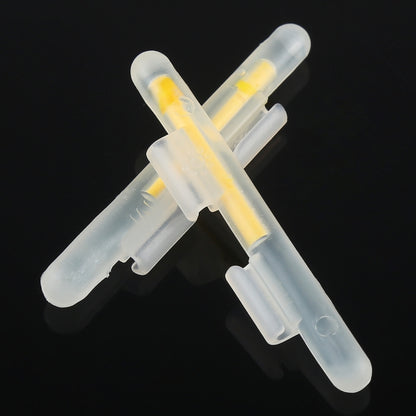 10 แพ็ค OCEAN SUN Clip-On Luminous Float Night Fishing Light Stick, M, เหมาะกับปลายก้าน 2.0-2.6 มม., Clip-On, M