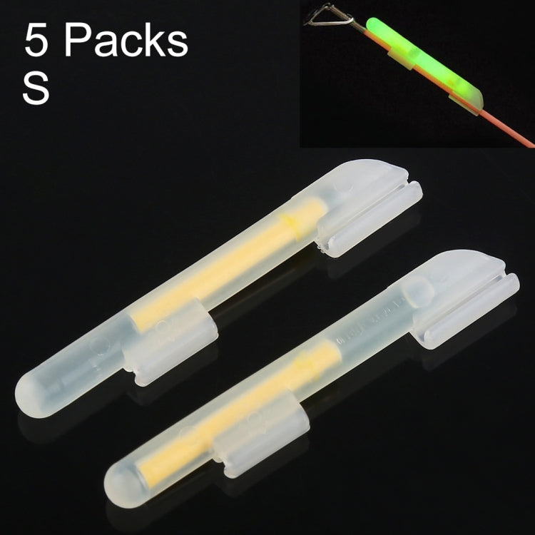 10 แพ็ค OCEAN SUN Clip-On Luminous Float Night Fishing Light Stick, S, เหมาะกับปลายก้าน 1.5-1.9 มม., Clip-On, S