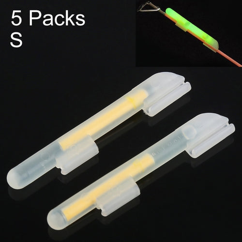 10 แพ็ค OCEAN SUN Clip-On Luminous Float Night Fishing Light Stick, S, เหมาะกับปลายก้าน 1.5-1.9 มม., Clip-On, S