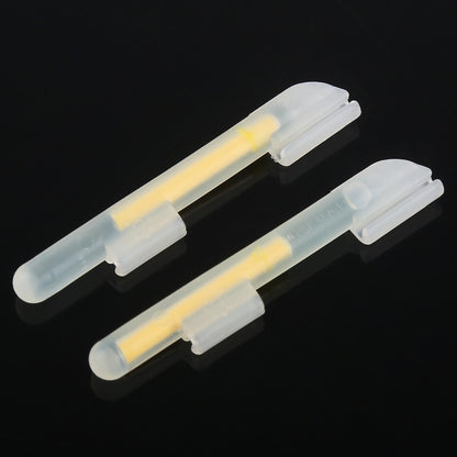 10 แพ็ค OCEAN SUN Clip-On Luminous Float Night Fishing Light Stick, S, เหมาะกับปลายก้าน 1.5-1.9 มม., Clip-On, S