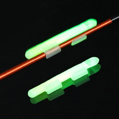10 แพ็ค OCEAN SUN Clip-On Luminous Float Night Fishing Light Stick, S, เหมาะกับปลายก้าน 1.5-1.9 มม., Clip-On, S