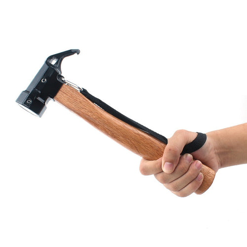 CLS-ทองเหลืองหกเหลี่ยมกลางแจ้งทองเหลือง Multi-Function Nail Puller ค้อนฉลาม, Shark Hammer