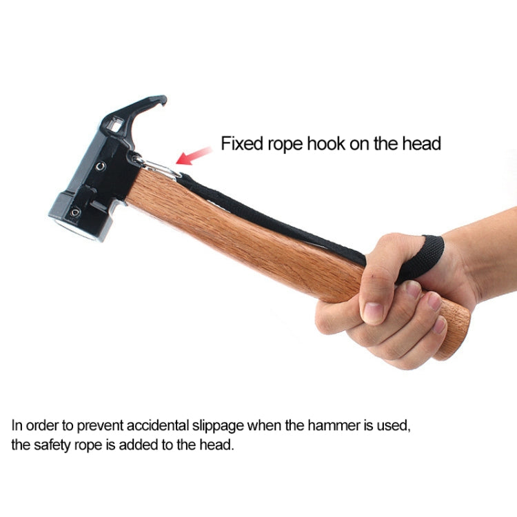 CLS-ทองเหลืองหกเหลี่ยมกลางแจ้งทองเหลือง Multi-Function Nail Puller ค้อนฉลาม, Shark Hammer