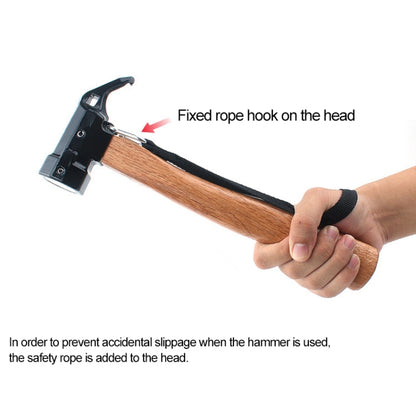 CLS-ทองเหลืองหกเหลี่ยมกลางแจ้งทองเหลือง Multi-Function Nail Puller ค้อนฉลาม, Shark Hammer