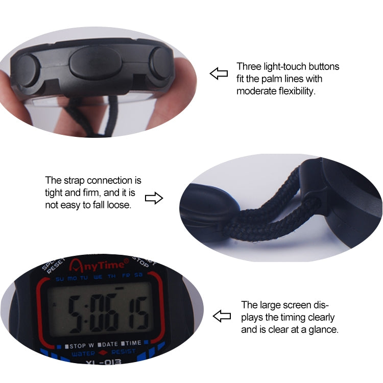 Professional Sports Match นาฬิกาจับเวลาดิจิตอลมือถือจอแสดงผล LCD TIMER, Handheld