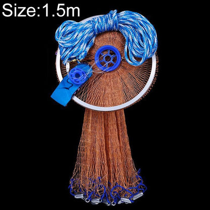อเมริกันโยนโยนสุทธิตกปลาตาข่ายตกปลารอก, 1.2m Tire Cords, 1.2m Monofilament, 1.5m Tire Cords, 1.5m Monofilament