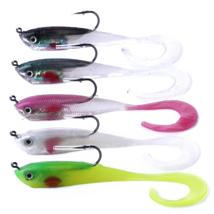 HENGJIA SO050-1 5 ชิ้น 11 ซม./16g Luya ตกปลา Lure ตกปลาเกียร์ Sea Bass ปลานุ่มพร้อมตะขอ, SO050-2, SO050-1, SO050-5, SO050-4