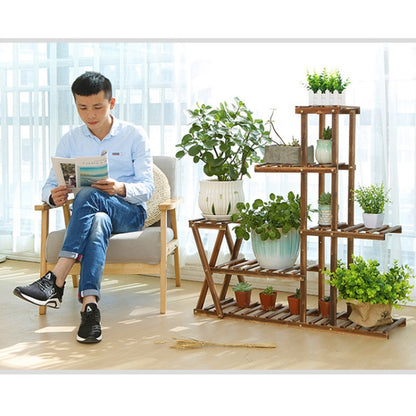 ไม้พืชดอกไม้ขาตั้งไม้หม้อชั้นวางของRack, without Wheel