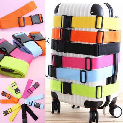 Cross Rainbow Elastic Telescopic Bag Bungee กระเป๋าเดินทางบรรจุเข็มขัดกระเป๋าเดินทางสายรัดคงที่