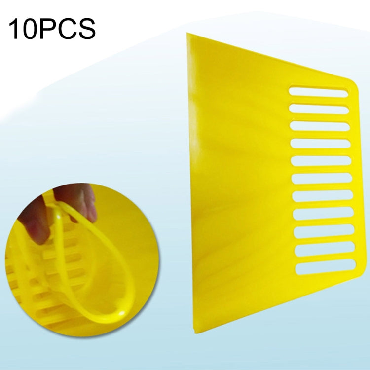 10 ชิ้น Tendon เครื่องขูดพลาสติกสำหรับ Wallpapering และกระจกรถยนต์ฟอยล์ & สี Scraper Putty, เครื่องมือตกแต่ง, Tendon Plastic Scraper