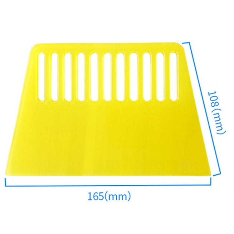 10 ชิ้น Tendon เครื่องขูดพลาสติกสำหรับ Wallpapering และกระจกรถยนต์ฟอยล์ & สี Scraper Putty, เครื่องมือตกแต่ง, Tendon Plastic Scraper
