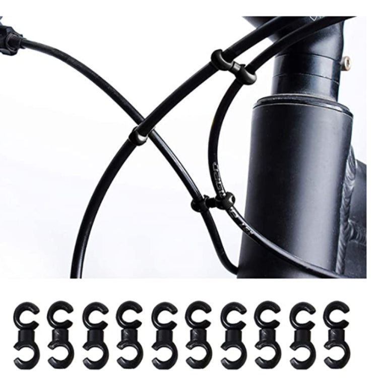 20 ชิ้น ZTTO จักรยาน MTB สายเบรก S สไตล์คลิปจัดส่งสีสุ่ม, ZTTO S Bicycle Style Clips