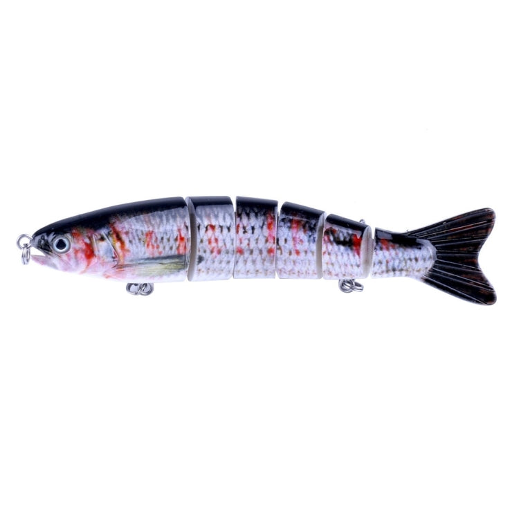 HENGJIA JM026 6 # 12.7cm 22g เหยื่อพลาสติกแข็งหลายส่วนเหยื่อตกปลาประดิษฐ์พร้อมตะขอแหลม, การจัดส่งสีแบบสุ่ม, JM026 6# 12.7cm
