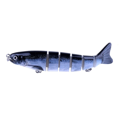 HENGJIA JM026 6 # 12.7cm 22g เหยื่อพลาสติกแข็งหลายส่วนเหยื่อตกปลาประดิษฐ์พร้อมตะขอแหลม, การจัดส่งสีแบบสุ่ม, JM026 6# 12.7cm