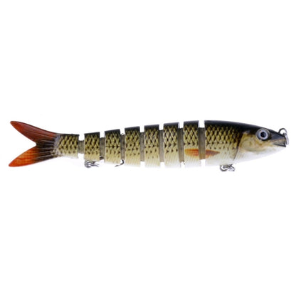 HENGJIA JM024-X 6 # 13.6cm 18.7g เหยื่อพลาสติกแข็งหลายส่วนเหยื่อตกปลาประดิษฐ์พร้อมตะขอแหลม, การจัดส่งสีแบบสุ่ม, JM024-X 6# 13.6cm