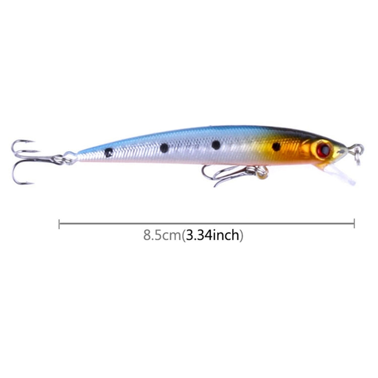 HENGJIA 5 ชิ้น 8.5 ซม. เหยื่อพลาสติก Minnow Hard Baits ประมง ชุดเหยื่อ ประมง Tackle Baits, 5 PCS 8.5cm