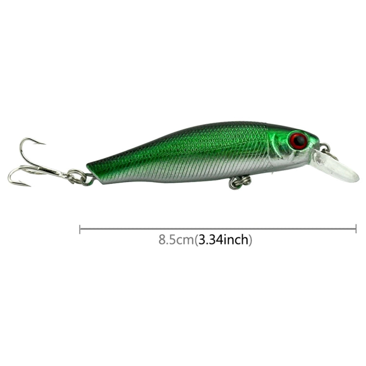 HENGJIA 6 ชิ้น 8.5 ซม. 8.9g Minnow พลาสติก Hard Baits ประมง ชุดเหยื่อตกปลา Tackle Baits, 6 PCS 8.5cm 8.9g