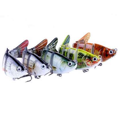 HENGJIA JM020 11cm 18g เหยื่อพลาสติกหลายส่วน Hard Baits ประมง ชุดเหยื่อ ประมง Tackle Baits, 1#, 3#, 4#, 5#
