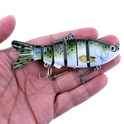 HENGJIA JM020 11cm 18g เหยื่อพลาสติกหลายส่วน Hard Baits ประมง ชุดเหยื่อ ประมง Tackle Baits, 1#, 3#, 4#, 5#