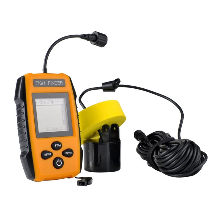 เครื่องหาปลาแบบมีสายแบบพกพาพร้อมเซนเซอร์โซนาร์และจอแสดงผล LCD, Fish Finder