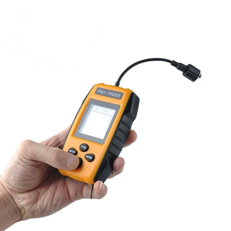 เครื่องหาปลาแบบมีสายแบบพกพาพร้อมเซนเซอร์โซนาร์และจอแสดงผล LCD, Fish Finder