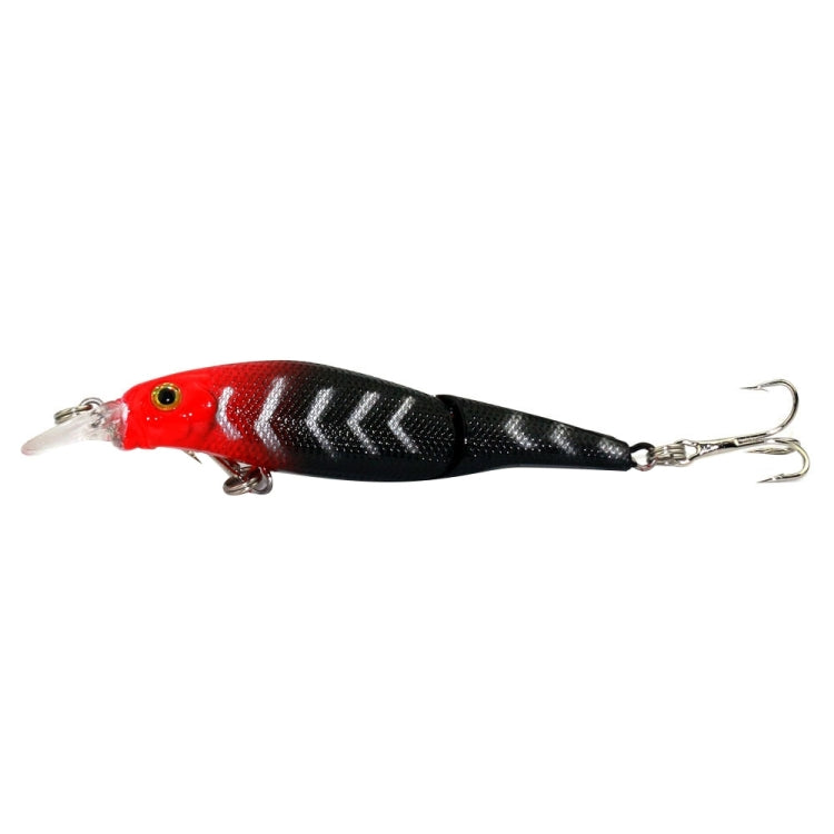 HENGJIA JM010-X 6 # 8.8cm 7.4g เหยื่อพลาสติกแข็ง 2 ส่วนเหยื่อตกปลาประดิษฐ์พร้อมตะขอแหลม, การจัดส่งสีแบบสุ่ม, JM010-X 6# 8.8cm