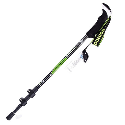KODENOR ปีนเขากลางแจ้งแบบพกพาพับคาร์บอนไฟเบอร์ด้ามตรง Alpenstocks Trekking Poles ความยาว: 63-135CM, Length : 63-135CM (Black+green), Length : 63-135CM (Black Blue), Length : 63-135CM (Black Yellow)