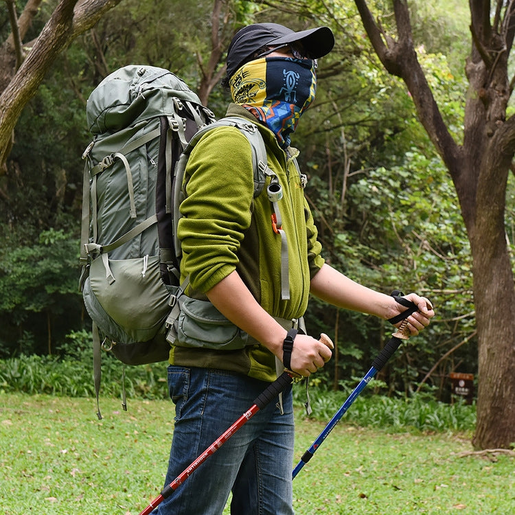 Aotu AT7551 135ซม.อลูมิเนียมอัลลอยด์กลางแจ้งCamping Corky Trekking Poles, Black#135cm, Blue#135cm, Red#135cm, Silver#135cm