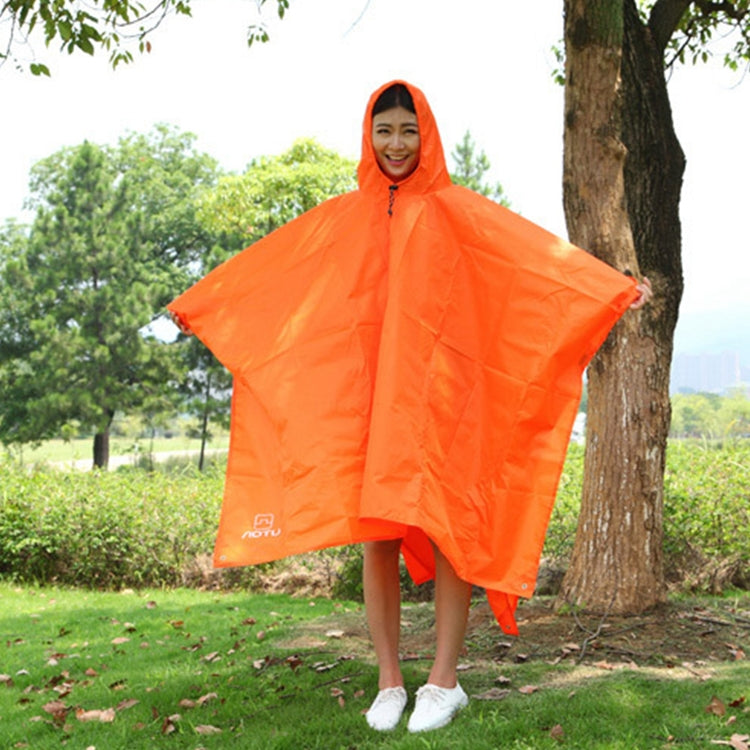 3 in 1 Aotu AT6927 มัลติฟังก์ชั่กลางแจ้งแคมป์ขี่เสื้อกันฝนผ้าห่มปิกนิกขนาด: 217x143 ซม., 217x143cm (Orange), 217x143cm (Blue)