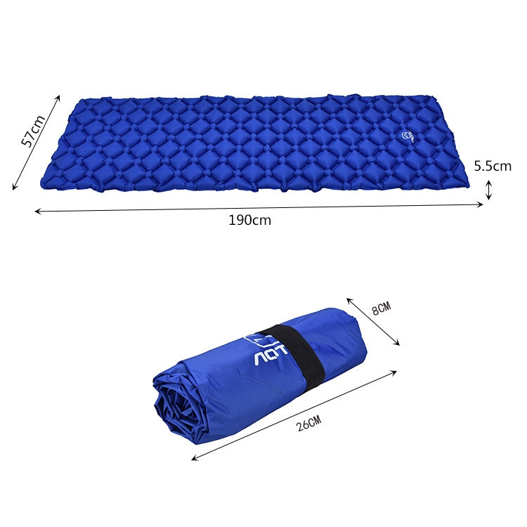 Aotu AT6241 เบาะรองนั่งตั้งแคมป์กลางแจ้งที่นอนลม TPU ขนาด: 190x57x5.5 ซม., Size: 190x57x5.5cm (Blue)