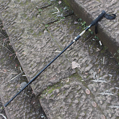 Aotu AT7558 125ซม.อลูมิเนียมกลางแจ้งCampingพับCorky Trekking Poles EVA Handle Alpenstock, AT7558