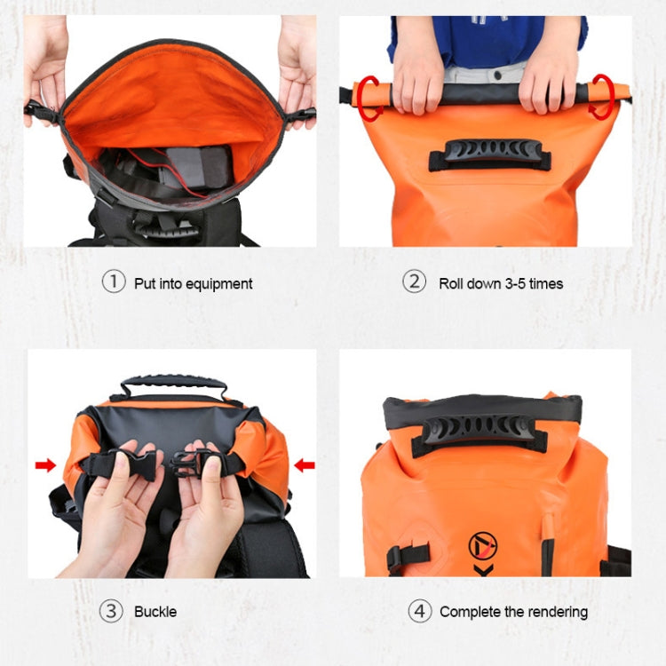 XINDA H-BAG03 20L กระเป๋าปีนเขาสำหรับเก็บต้นน้ำกันน้ำกลางแจ้ง, 20L