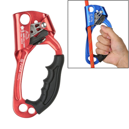 XINDA TP-8606 Rock Rock กลางแจ้งปีนเขาทำงาน Anti-fall มือถือเชือก Gripper สำหรับ 8-12 มม.เส้นผ่านศูนย์กลางเชือกขวา, Right