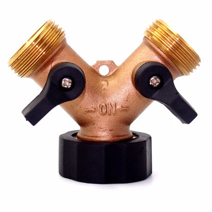2 ชิ้น 2 ใน 1 ครัวเรือนน้ำแตะวาล์วแบ่งเชื่อมต่อ, Water Tap Valve Shunt Connector