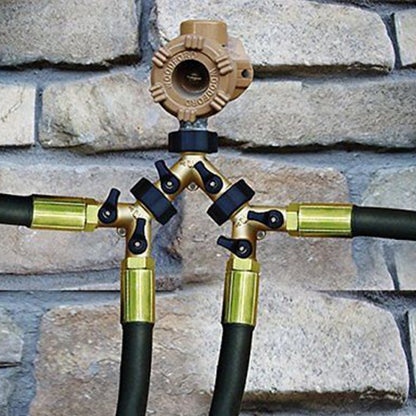 2 ชิ้น 2 ใน 1 ครัวเรือนน้ำแตะวาล์วแบ่งเชื่อมต่อ, Water Tap Valve Shunt Connector