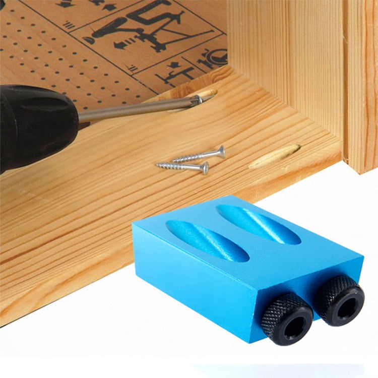 15 องศามุมเอียงอลูมิเนียมอัลลอยด์งานไม้ Locator, 15 Degree Woodworking Hole Locator