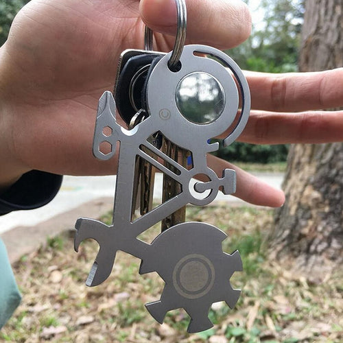 จักรยานรูปร่างแบบพกพากลางแจ้ง Survival Multi-Function เครื่องมือสแตนเลสมีดการ์ด, Card Knife
