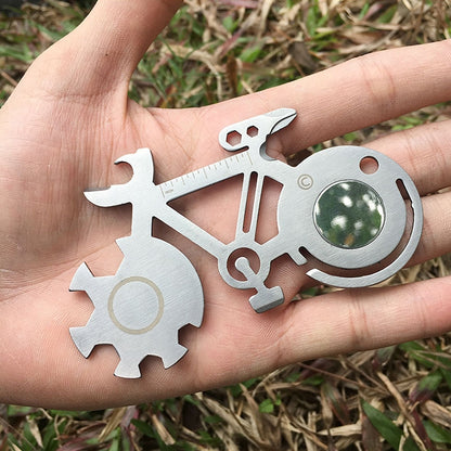 จักรยานรูปร่างแบบพกพากลางแจ้ง Survival Multi-Function เครื่องมือสแตนเลสมีดการ์ด, Card Knife