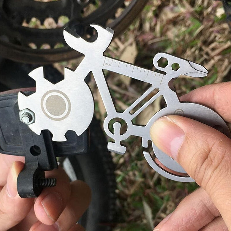 จักรยานรูปร่างแบบพกพากลางแจ้ง Survival Multi-Function เครื่องมือสแตนเลสมีดการ์ด, Card Knife