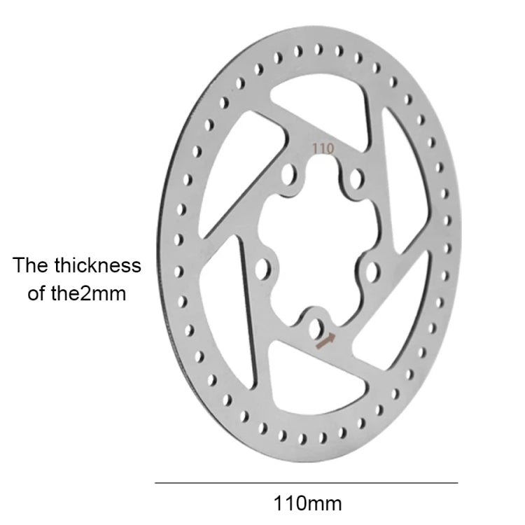 110 มม.สกู๊ตเตอร์ไฟฟ้าเบรคโรเตอร์ Pad อะไหล่สำหรับ Xiaomi Mijia M365, Brake Disc Rotor Pad