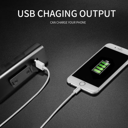 BX3 USB ชาร์จจักรยานไฟหน้าแฮนด์ไฟ LED (10 ชั่วโมง, T6 + A02 โคมไฟ), 10 Hours, T6+A02 Lamp