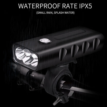BX3 USB ชาร์จจักรยานไฟหน้าแฮนด์ไฟ LED (10 ชั่วโมง, T6 + A02 โคมไฟ), 10 Hours, T6+A02 Lamp