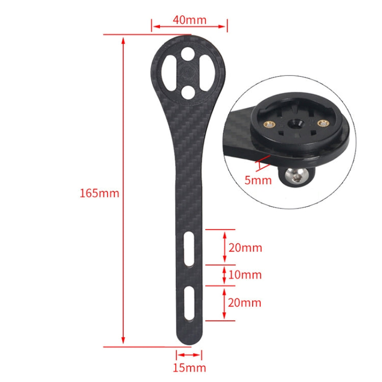 TOSEEK ที่วางตารางรหัสจักรยานถนนคาร์บอนไฟเบอร์เต็มสำหรับ Garmin Series (Matte), For Bryton Series(Matte), For CATEYE Series(Matte), For Garmin Series(Matte)