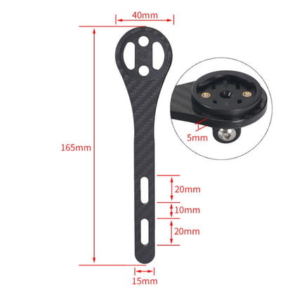 TOSEEK ที่วางตารางรหัสจักรยานถนนคาร์บอนไฟเบอร์เต็มสำหรับ Garmin Series (Matte), For Bryton Series(Matte), For CATEYE Series(Matte), For Garmin Series(Matte)