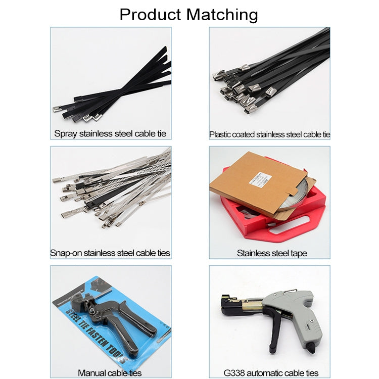 100 ชิ้น 4.6x450 มิลลิเมตรสแตนเลสสตีลโลหะสายผูก Zip Wrap สายรัดความร้อนไอเสียท่อเหนี่ยวนำ, 4.6x450mm