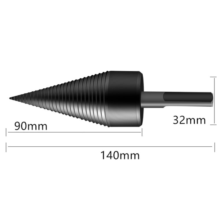 ครัวเรือนในประเทศเครื่องตัดไม้เจาะไม้ไฟฟ้าแยกกรวยเจาะ 32 มม.รอบ Shank, 32mm Round Shank