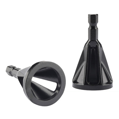 Chamfer สแตนเลสลบคม เครื่องมือ Chamfer ภายนอก ด้ามจับหกเหลี่ยม Chamfer สามช่อง, Three-slot Chamfer (Black)