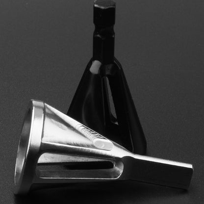 Chamfer สแตนเลสลบคมเครื่องมือลบมุมภายนอกด้ามจับสามเหลี่ยม Chamfer หกช่อง, Six-slot Chamfer (Black), Six-slot Chamfer (Silver)