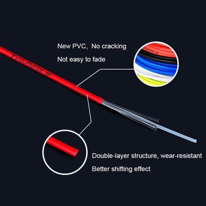 ชุดท่อสายเบรก PVC หัวทรงกระบอก 7 in 1 สำหรับจักรยานเสือภูเขา, Mountain Bike